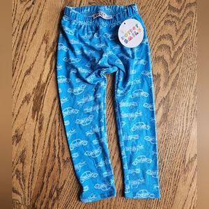 Blue Kids Pajamas with Car Print